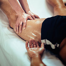 Sports massage promotes flexibility, reduces fatigue, helps prevent injuries; particularly in areas of the body suffering from overuse.